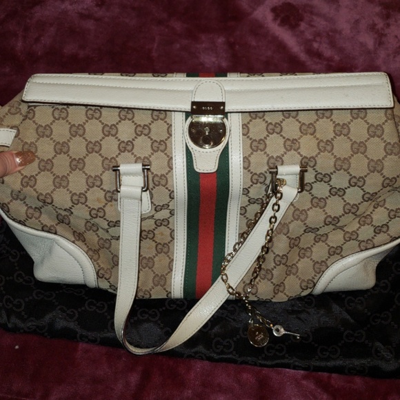 Gucci Handbags - *Rare/Vintage* Gucci GG coated Canvas Lrg Boston